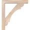 Ekena Millwork Olympic Block Smooth Bracket w/ Offset Brace, Douglas Fir, 5 1/2"W x 30"D x 34"H BKT0604X30X34OLY05SDF - alternate 2